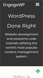 Mobile Screenshot of engagewp.com